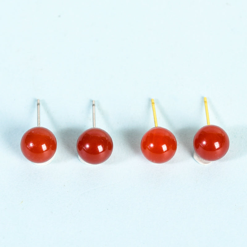 8mm Bead Earring