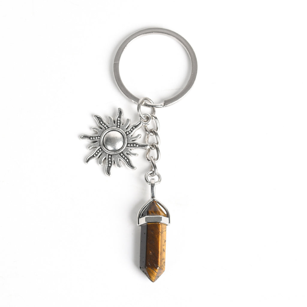 Tower Sun Key Chain