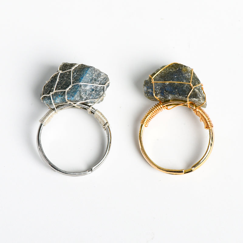 Raw Wire Wrap Ring