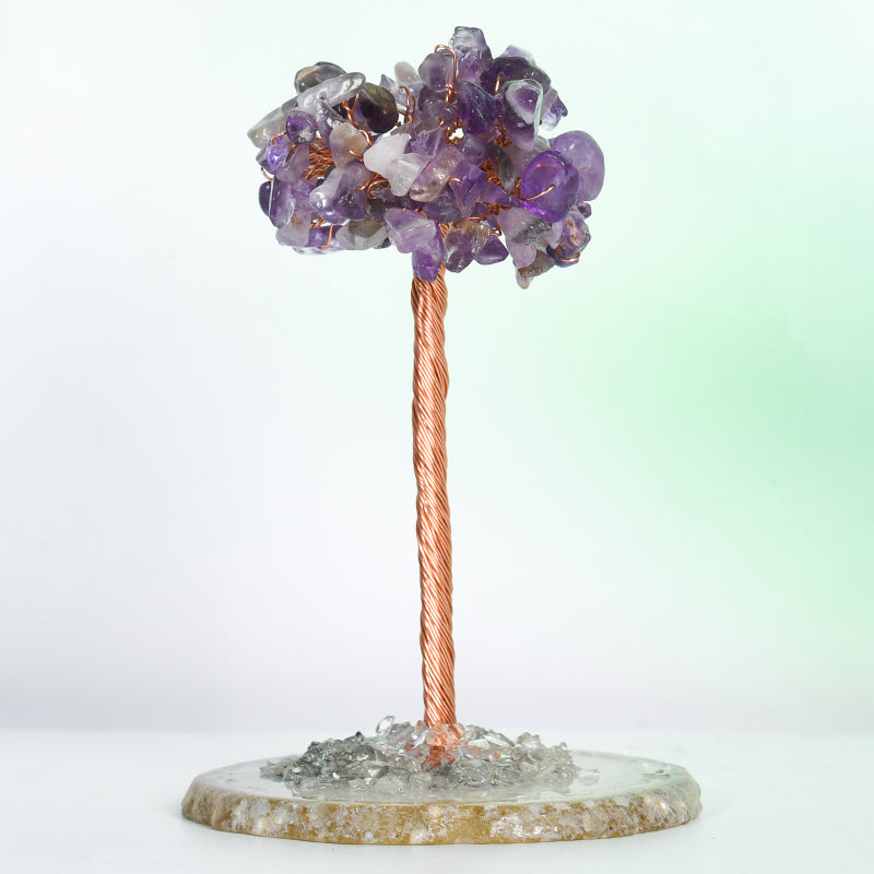 Agate Based Crystal Tree