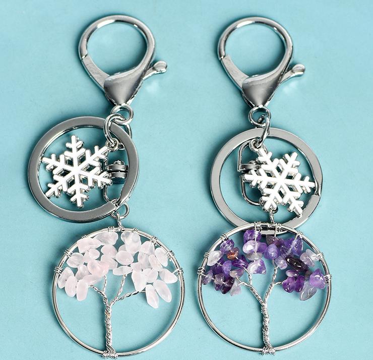 Tree of Life Christmas Keychain