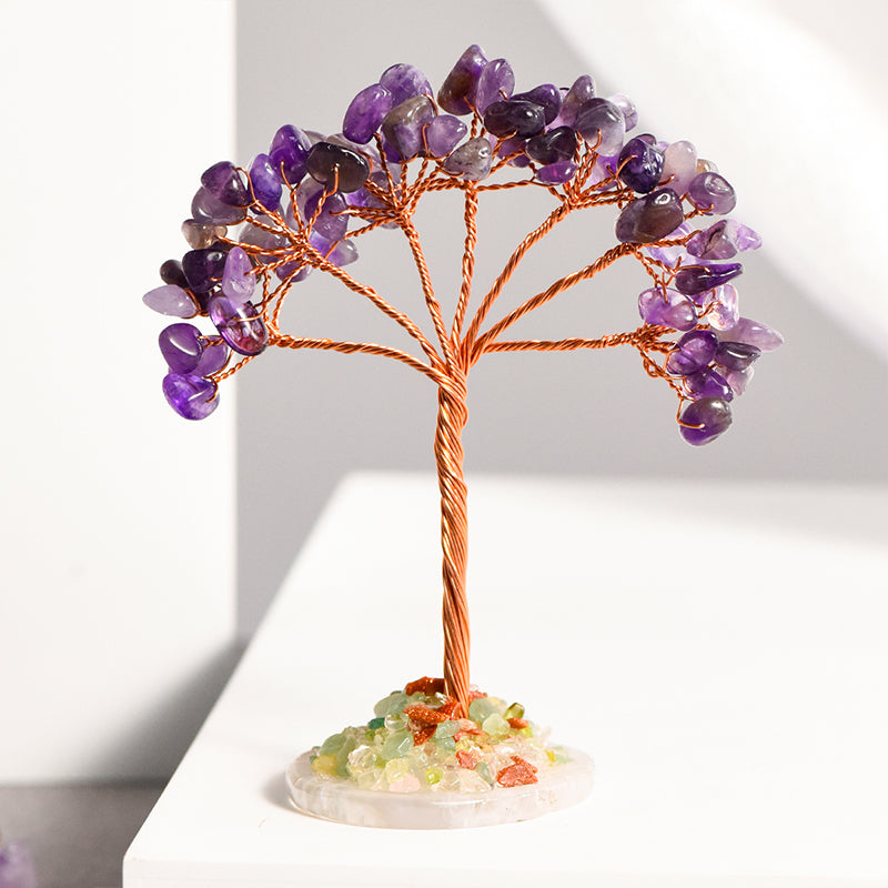 Agate Based Crystal Tree