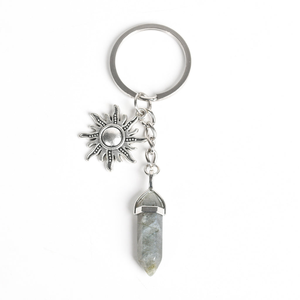 Tower Sun Key Chain