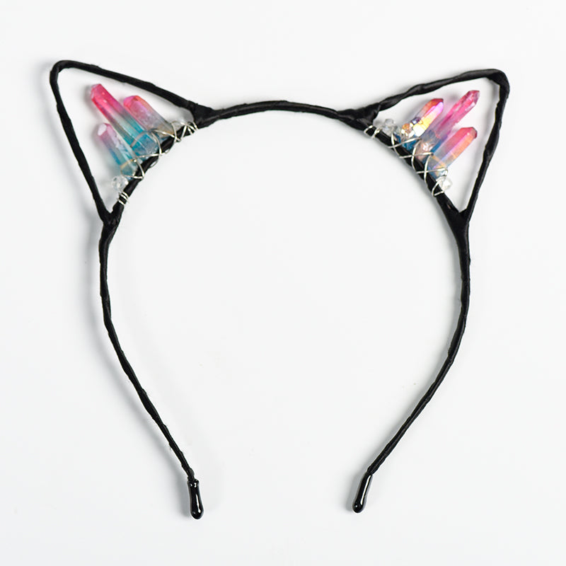 Crystal Cat Ears Headband