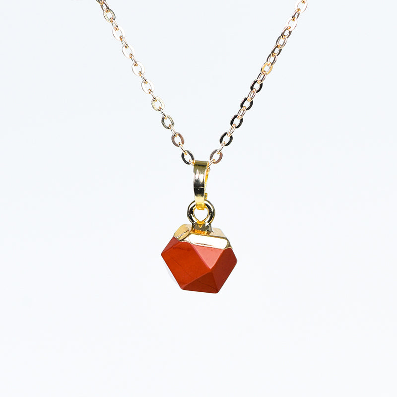 Gilded Prismatic Pendant