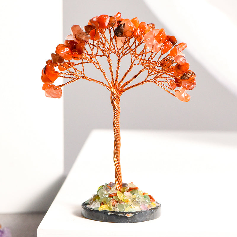 Agate Based Crystal Tree