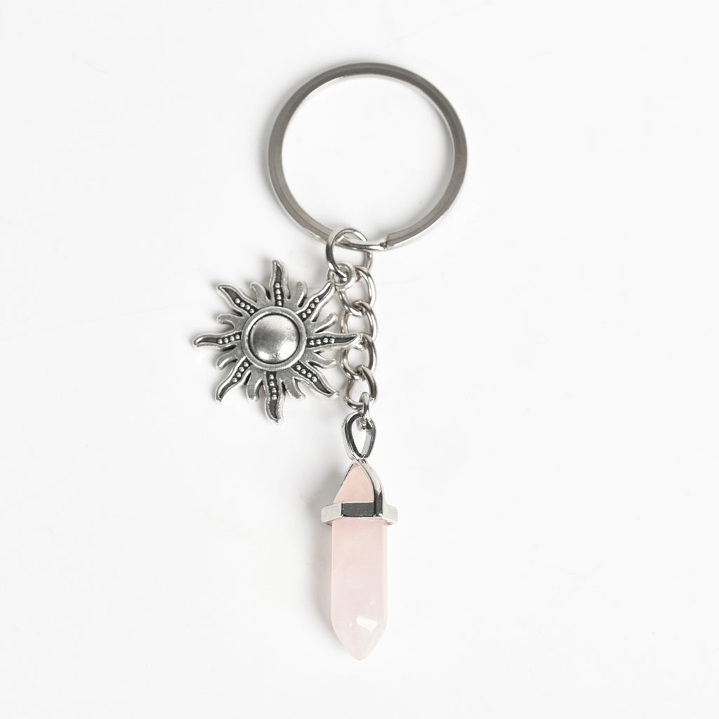 Tower Sun Key Chain