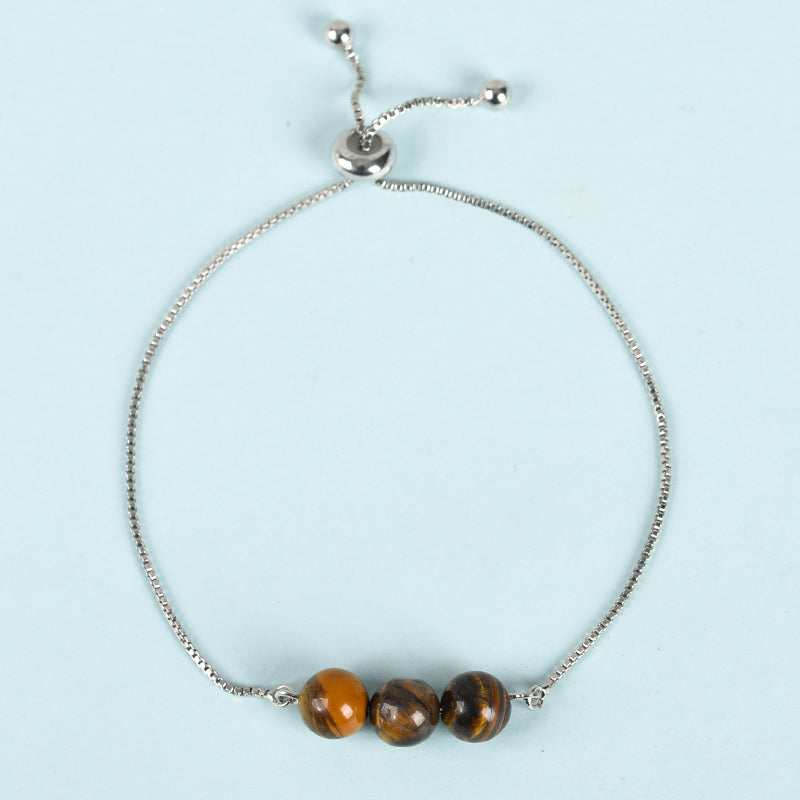 Three Beads Bracelet (Metal)