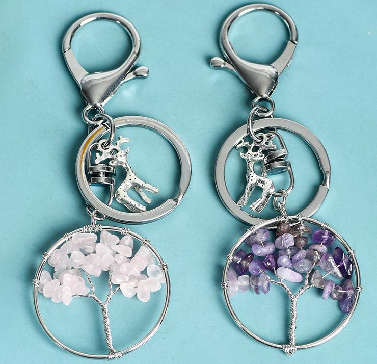 Tree of Life Christmas Keychain