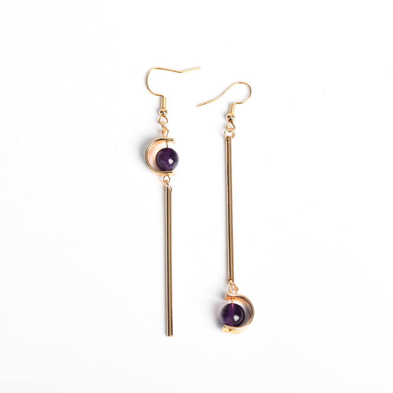 Moon Wand Earring