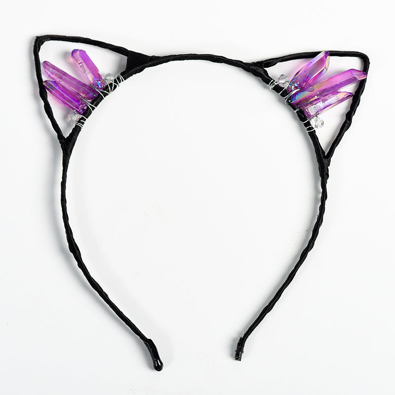 Crystal Cat Ears Headband