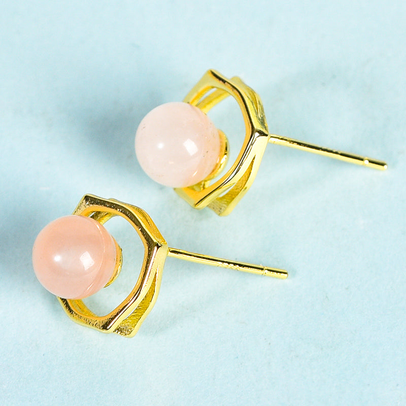 Bead Square Earring