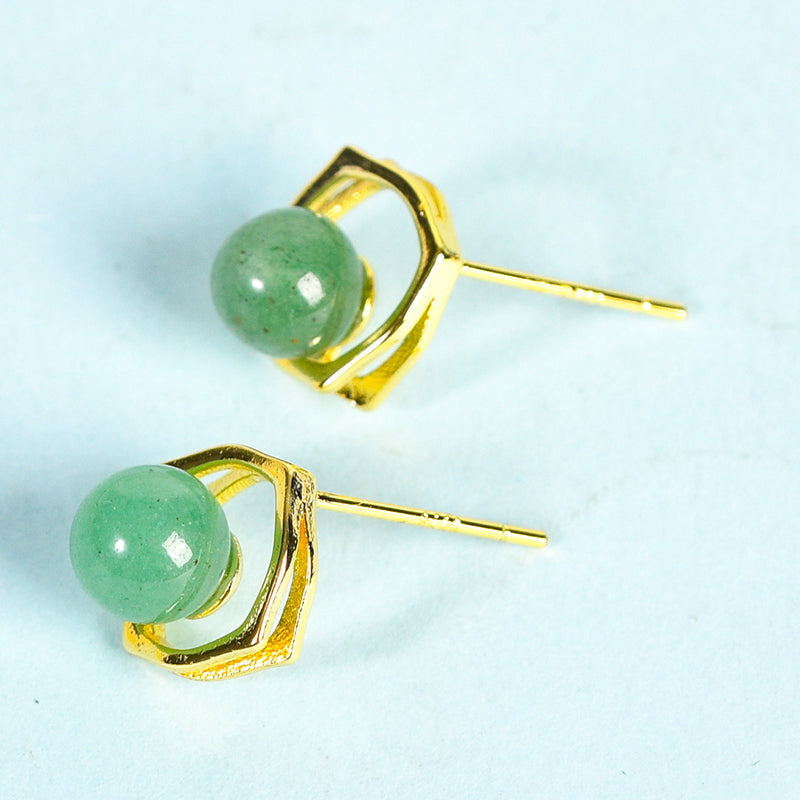 Bead Square Earring