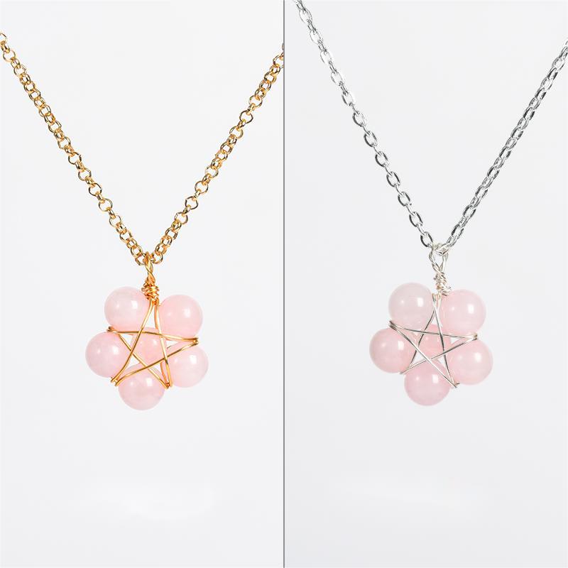 Five Star Flower Pendant