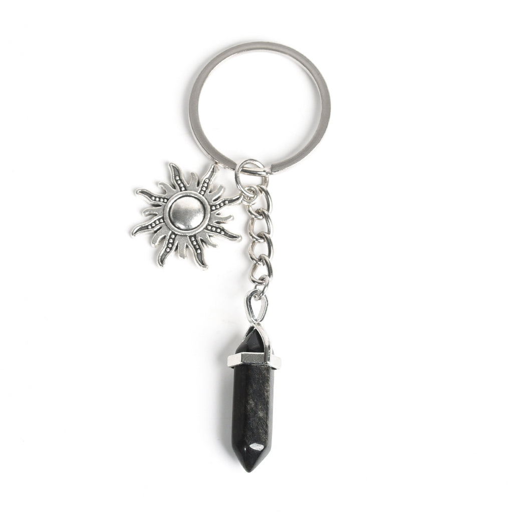 Tower Sun Key Chain