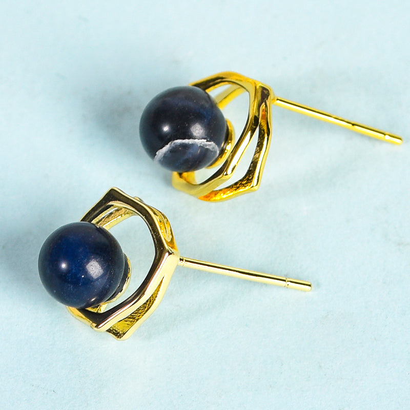 Bead Square Earring