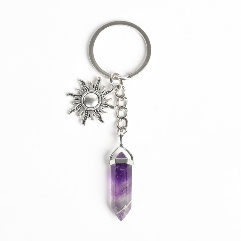 Tower Sun Key Chain