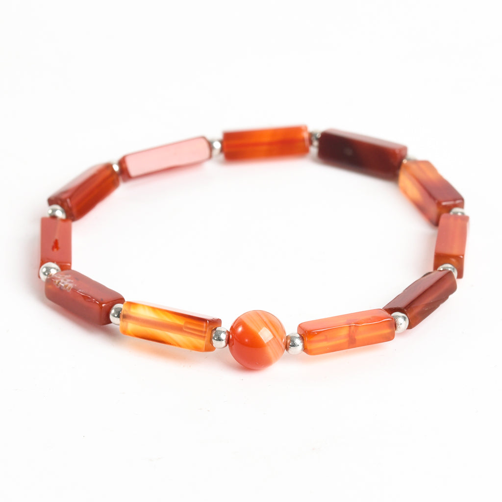 Square Round Beads Bracelet