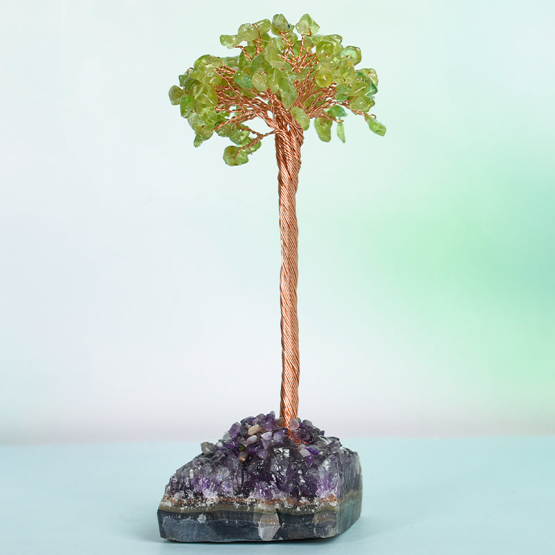 Amethyst Cluster Base Crystal Tree