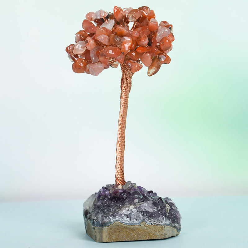 Amethyst Cluster Base Crystal Tree