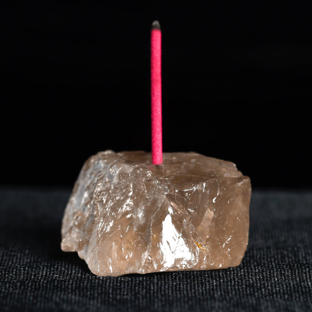 Raw Stone Incense Holder