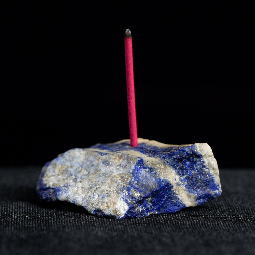 Raw Stone Incense Holder