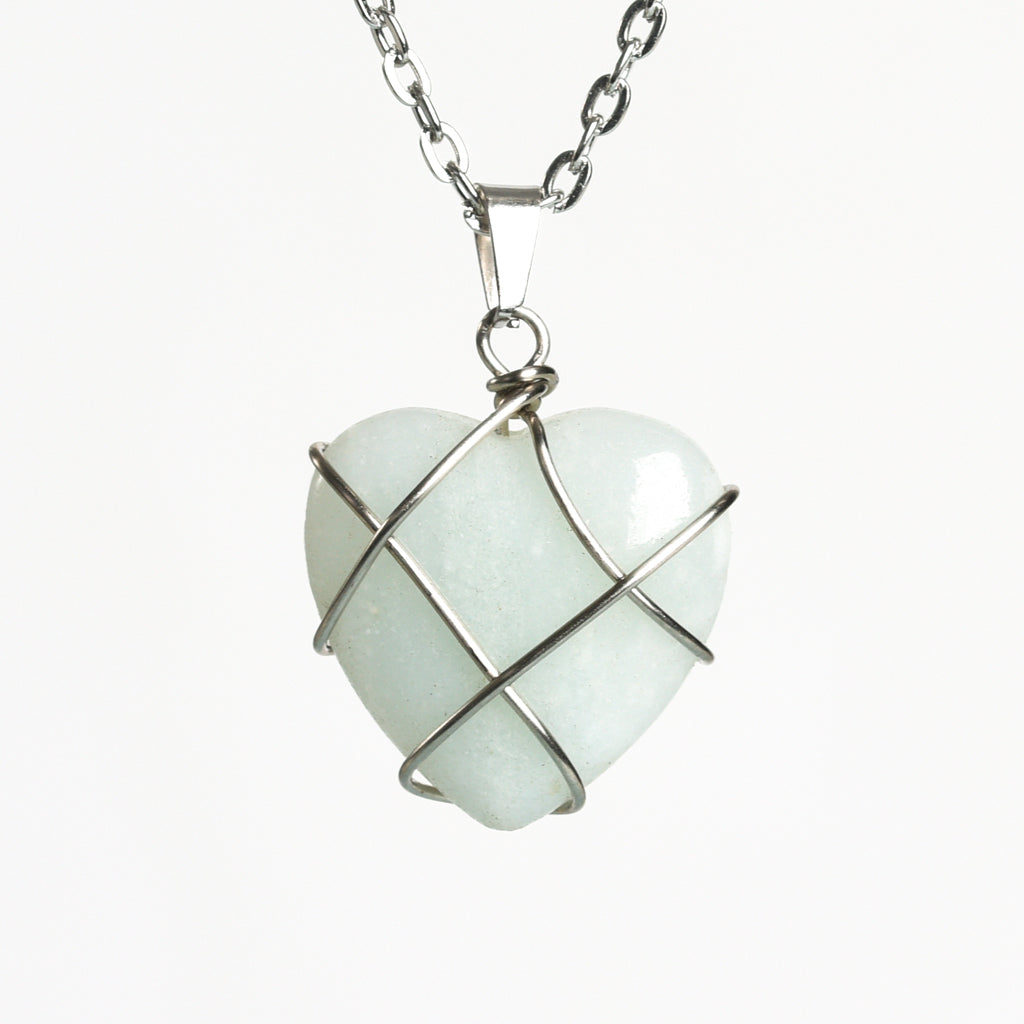 Wire Wrapping Heart Pendant