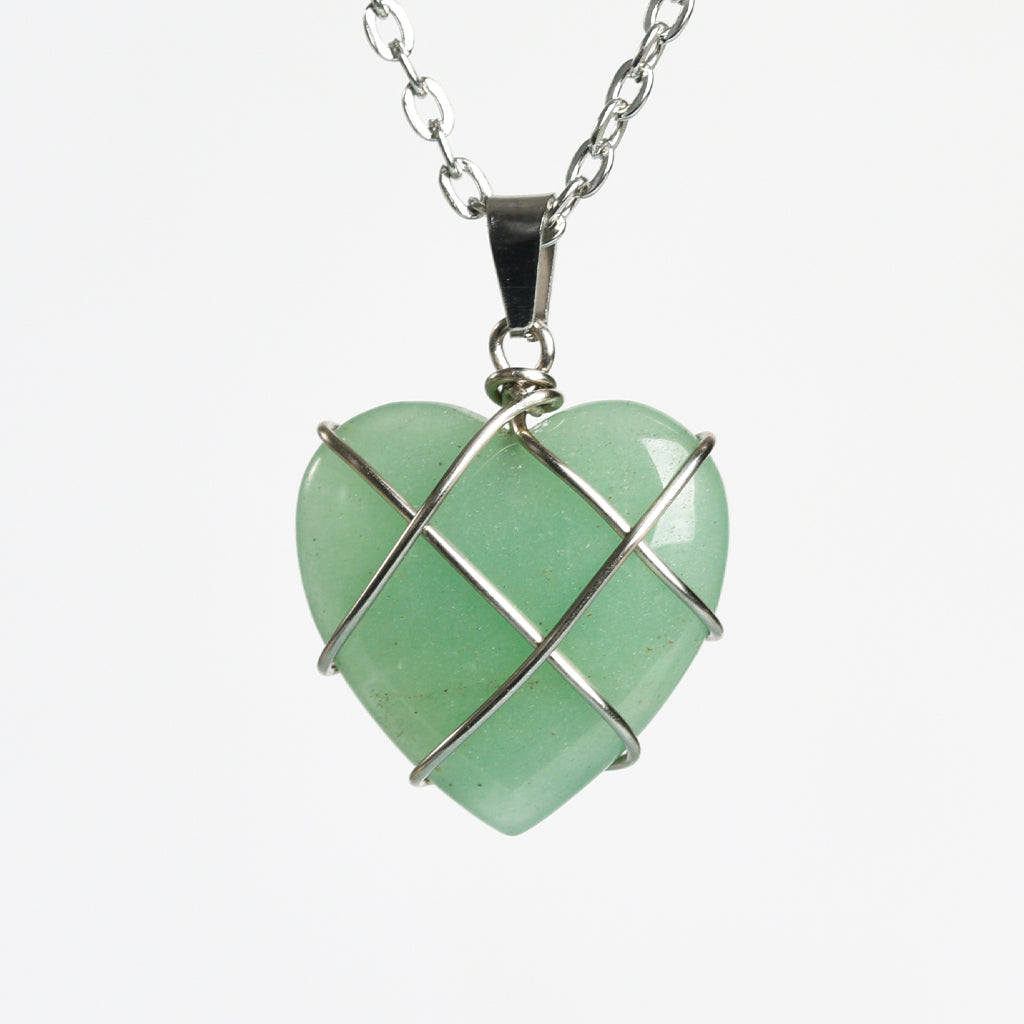 Wire Wrapping Heart Pendant