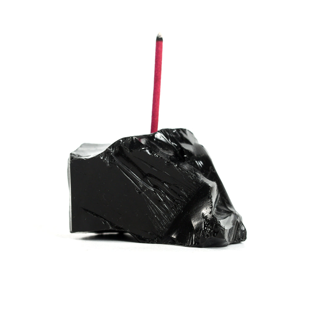 Raw Stone Incense Holder