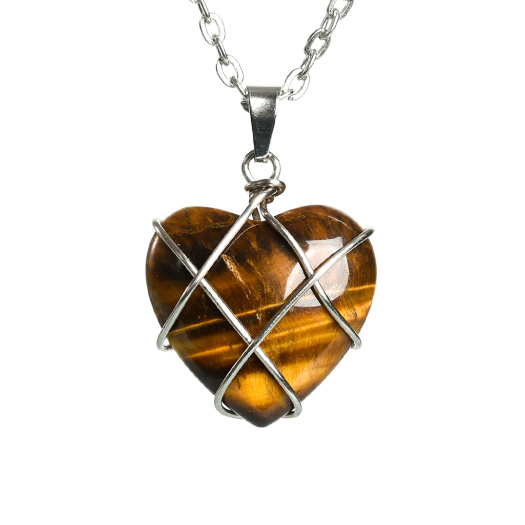 Wire Wrapping Heart Pendant