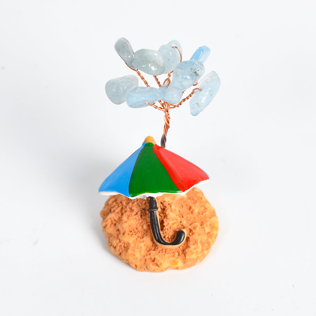 Beach Umbrella Crystal Tree