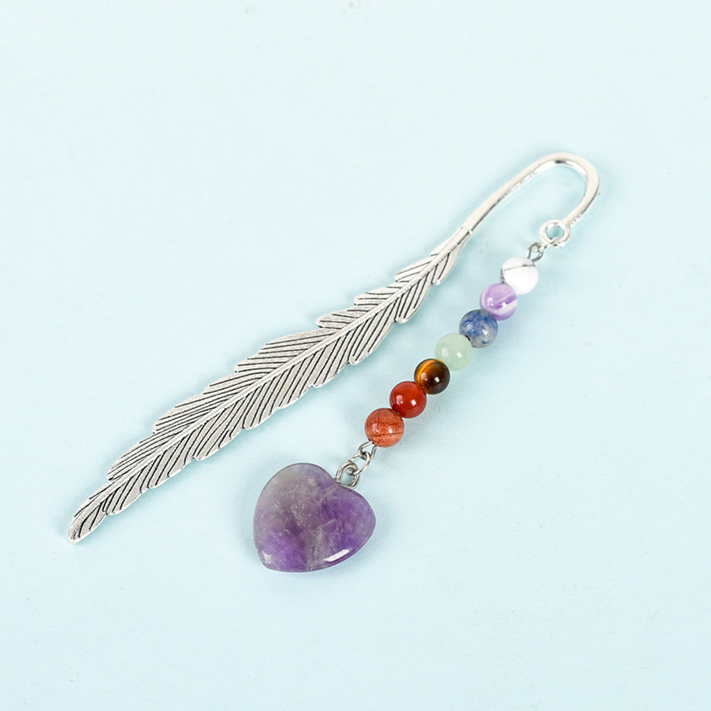 Seven Chakra Heart Bookmark