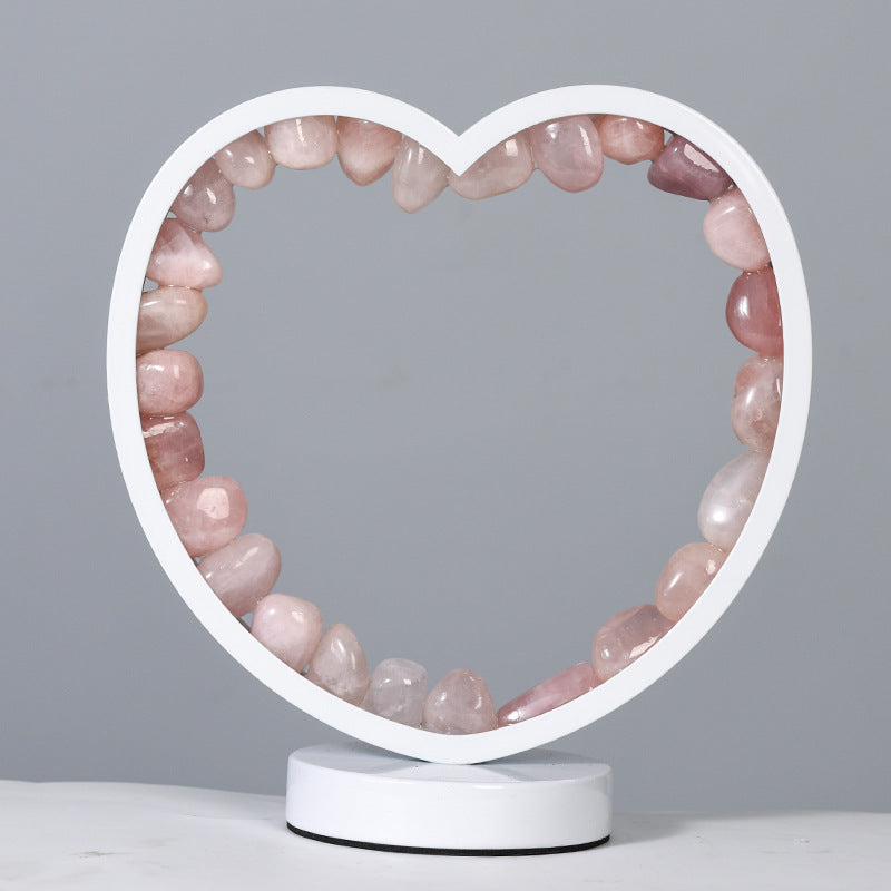 Round Heart Shaped Night Light