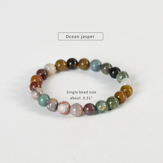 Ocean Jasper Bracelet 6mm 8mm 10 mm