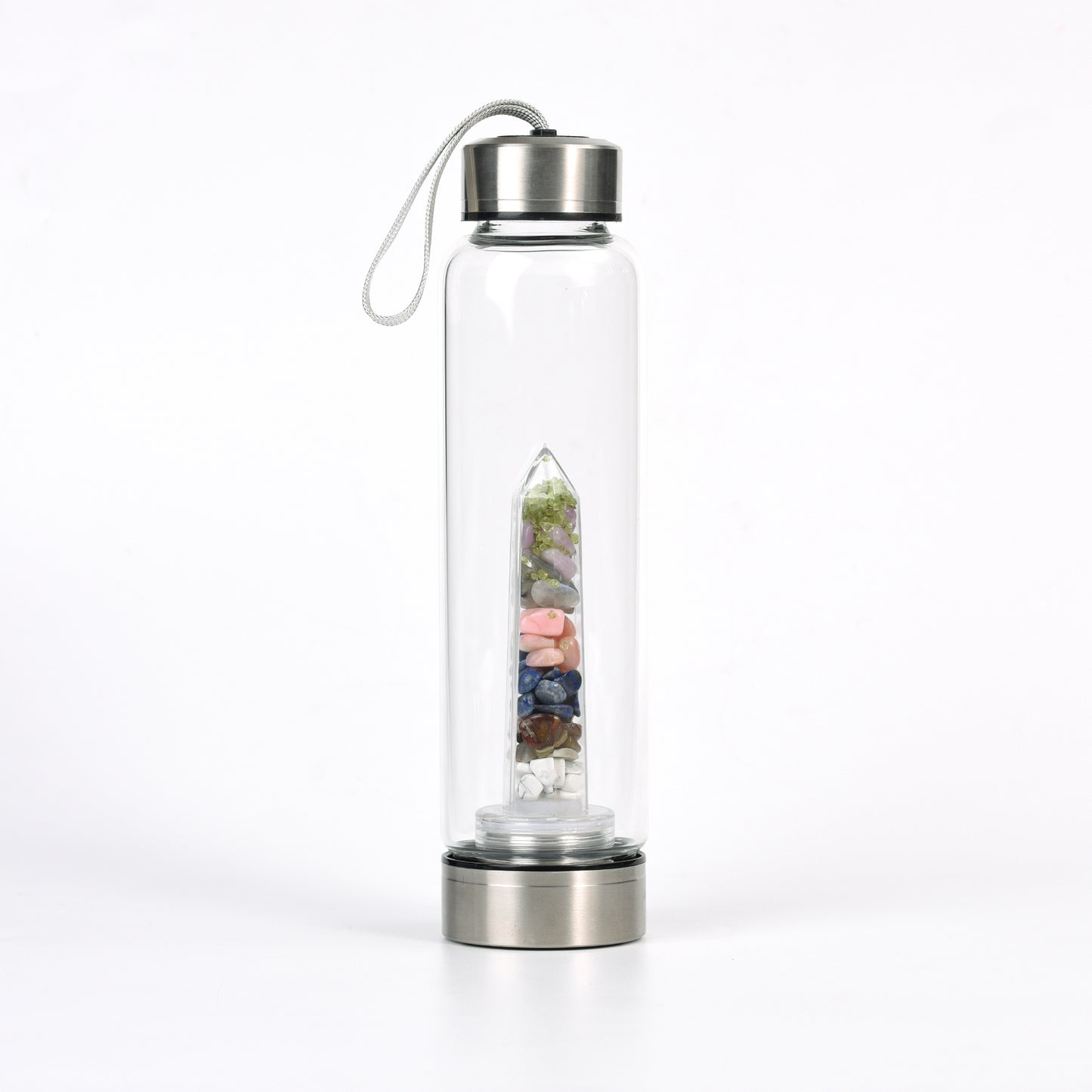 Chips Tower Energy Water Bottle（Sliver Cap）