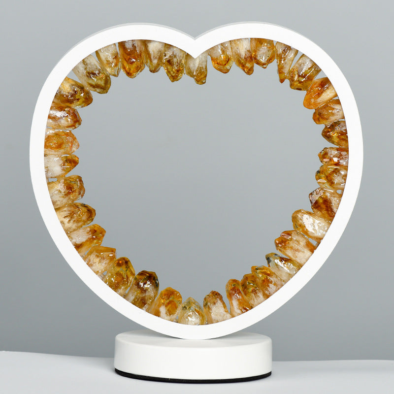 Round Heart Shaped Night Light