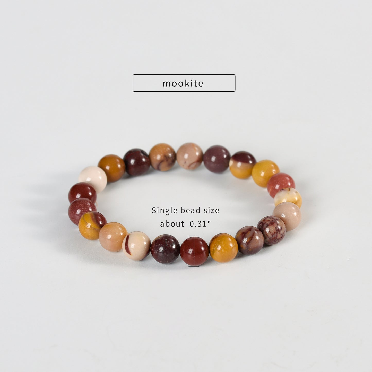 Mookaite Bracelet 6mm 8mm 10 mm