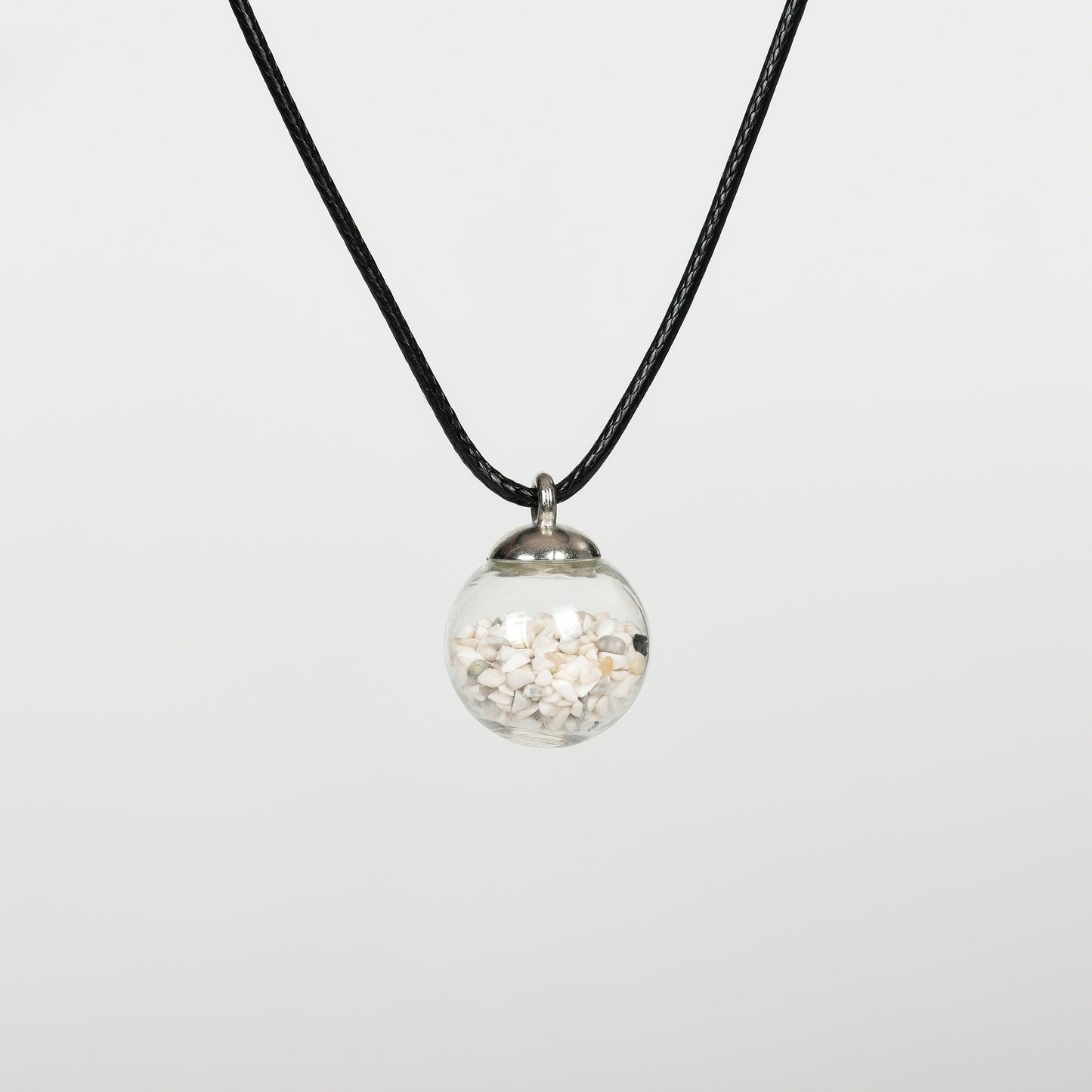 Chips in glass ball Pendant