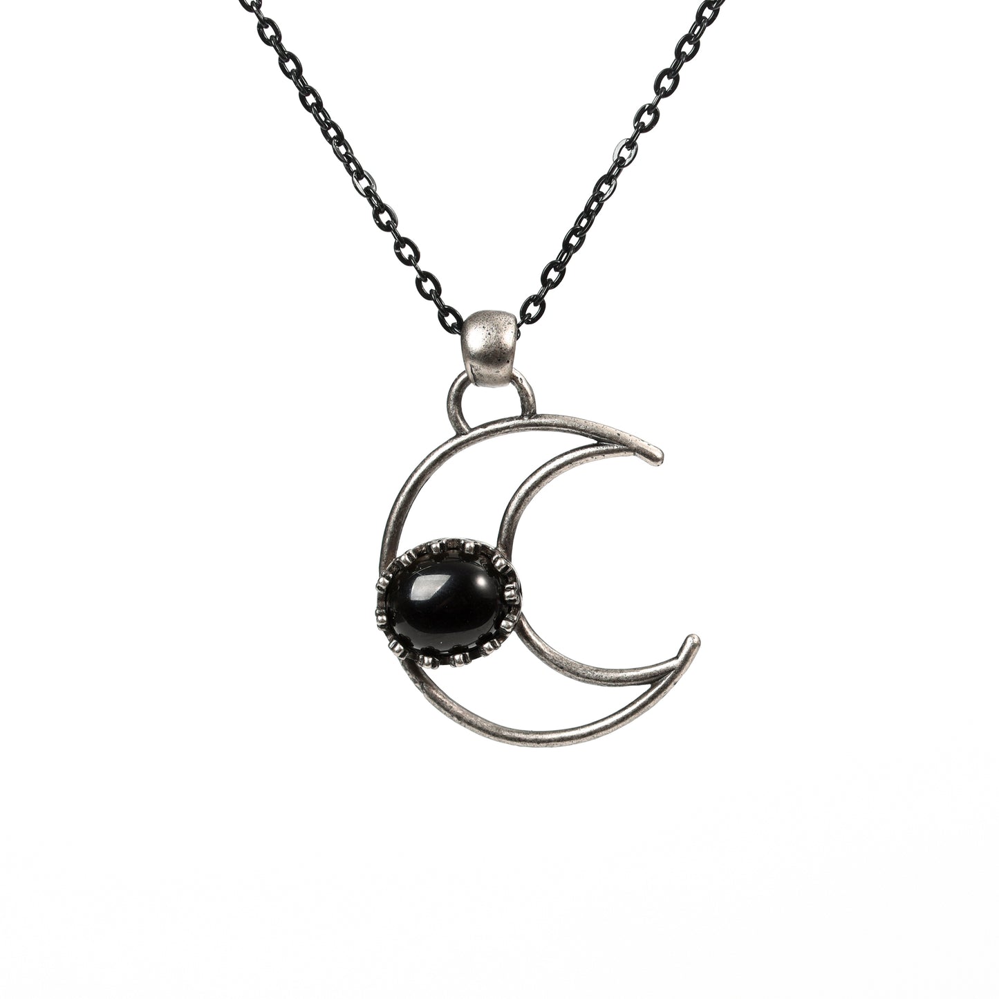 Oval Cut WIth Moon Pendant