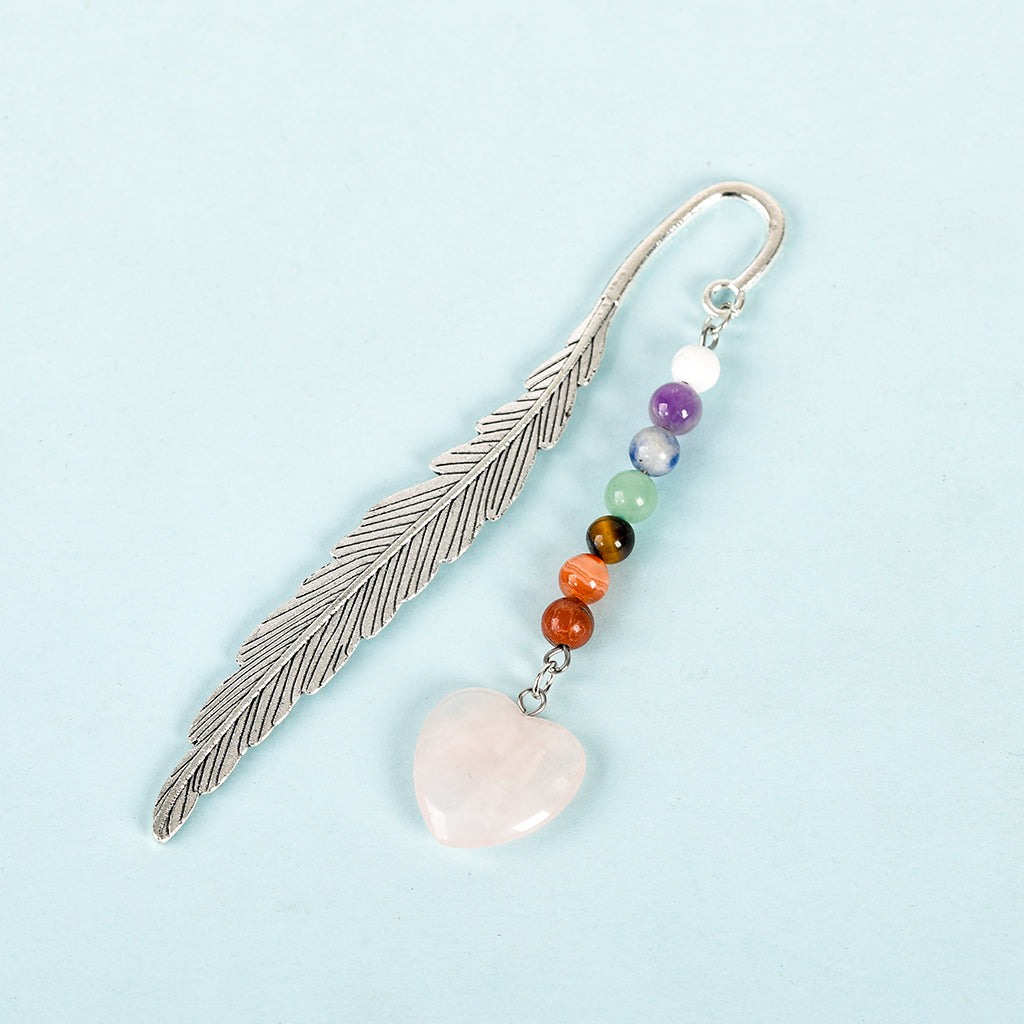 Seven Chakra Heart Bookmark