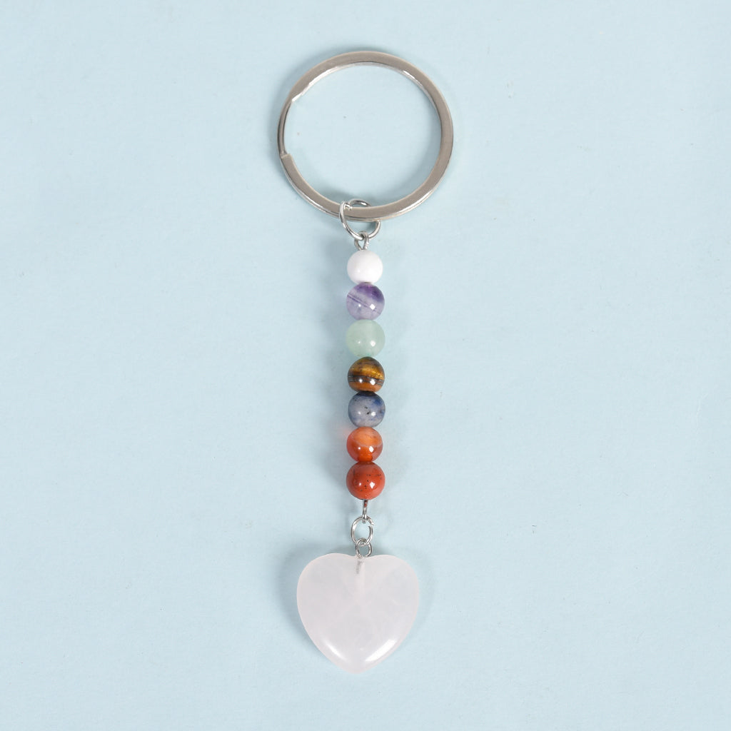 seven chakras keychain