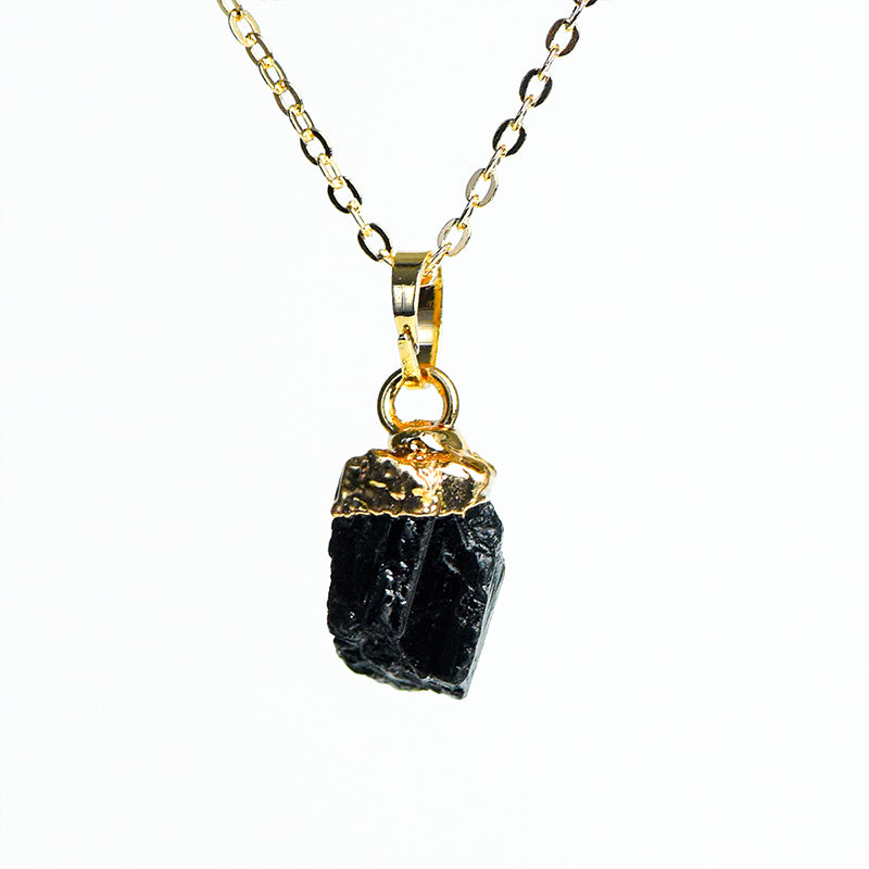 Gilded Raw Pendant