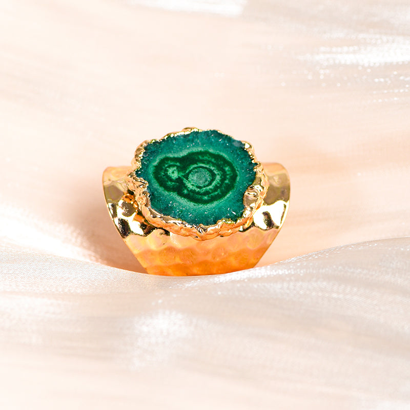 Agate Slice Ring